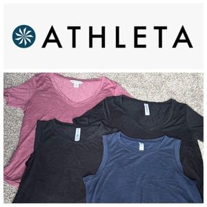 Athleta Women's Tank and Tee Bundle